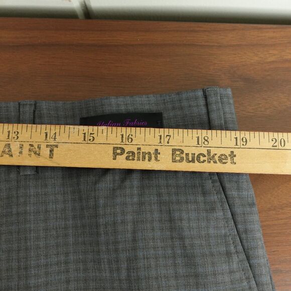 Ted Baker Endurance Sterling Small Checked Trouser Dress Pants Mens SZ 38L Gray - Picture 14 of 16